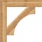 Ekena Millwork Westlake Block Rough Sawn Bracket, Western Red Cedar, 6"W x 38"D x 38"H BKT06X38X38WTL05RWR - alternate 3